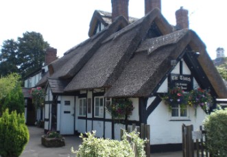 The Thatch, 15th-Century Pub and Restaurant, Nantwich, Cheshire, England
